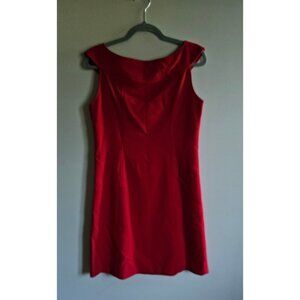 Red Tahari Size 8 shift dress